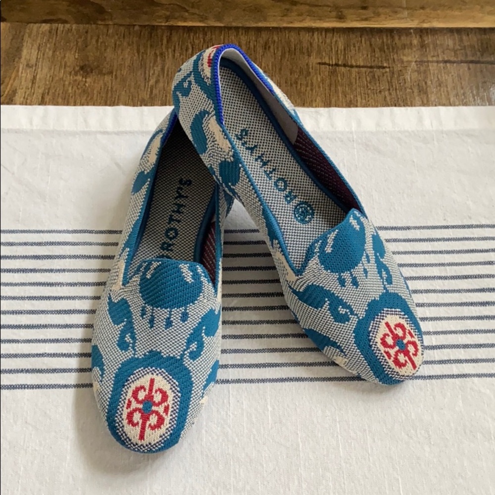 Rothys Moroccan Teal Loafer